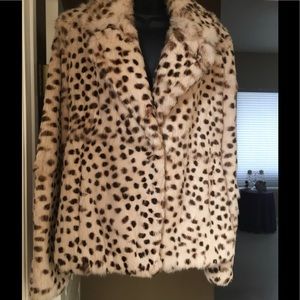 Beautiful rabbit fur jacket